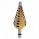 Titanium lépés Cone fúró fej 4-22mm HSS 4241