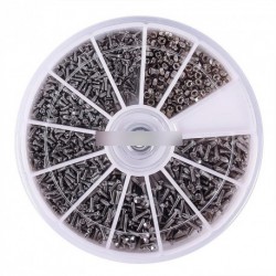 12 féle 600db rozsdamentes acél csavar M1 M1.2 -