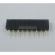 10db 1x9 Egysoros 9 Pins PCB foglalat fejléc 2,54