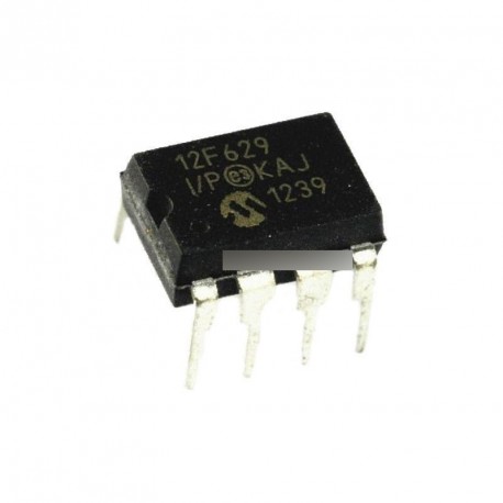 2db MCU IC MICROCHIP DIP-8 PIC12F629-I  P 12F629-I