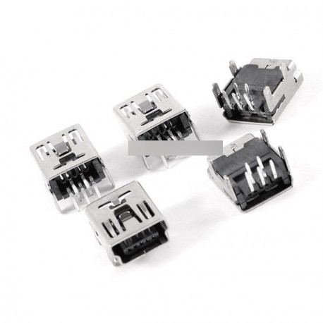 20db Mini USB B típus 5-Pin F csatlakozó