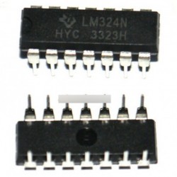 10db LM324N LM324 324 Quad Op-Amp IC TOP