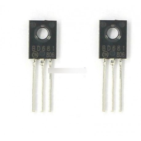 10db BD681 FSC TRANS NPN Darl 100V 4A TO-126