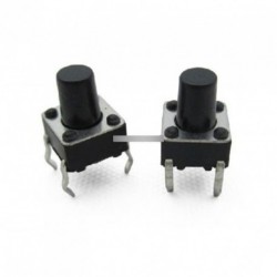 20db Tapintható Nyomógombos kapcsoló 6X6X8mm 4 tűs