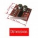 2db 1.5A Mini Dual  DC Motor Driver Modul L298N