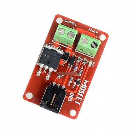 1 csatorna 1 Route gomb IRF540 + MOSFET modul