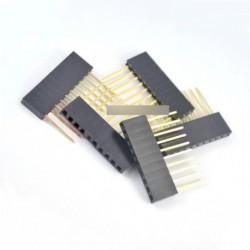 10db 10 Pin 2,54 mm Legs femal fejléc Arduino