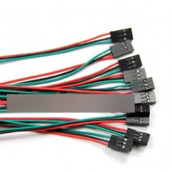 10Pcs70cm 3pin Kábel szett vezetéket az Arduino 3D