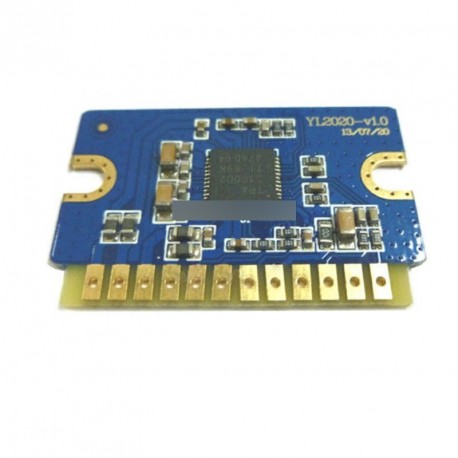 Mini 12V 24V sztereó audio erősítő  20W x2  modul