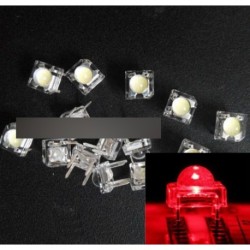 100db 5mm F5 Piranha LED Piros kerek dióda