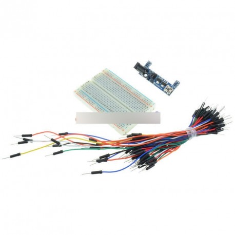 MB102 Tápmodul 3.3V 5V + MB102 próbapanel 400 pont