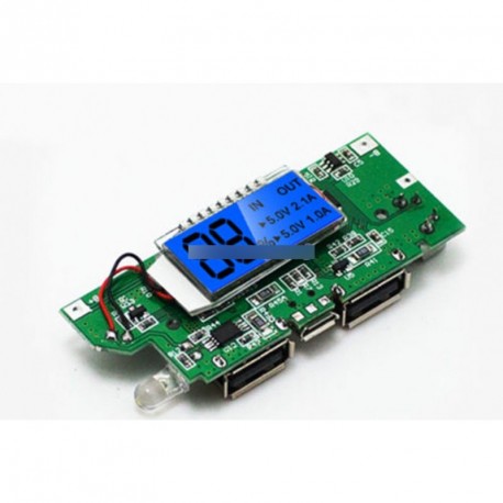 Dual USB 5V 1A 2.1A Mobile Power Bank 18650 PCB