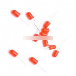 1000db LED 3MM piros RED fény LED dióda