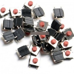 500db 6 * 6 * 2,5 mm Nyomógombos mikro kapcsoló