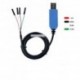 5db PL2303TA USB TTL-RS232 átalakító soros kábel