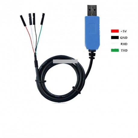 5db PL2303TA USB TTL-RS232 átalakító soros kábel