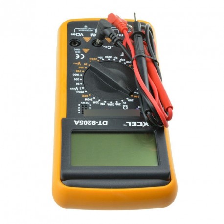 Digitális multiméter DT9205A LCD AC / DC árammérő