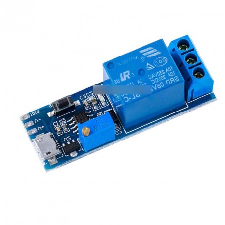 10PCS 5-30V Micro USB trigger relé kapcsoló modul