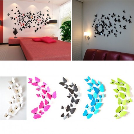 3D Pretty Butterfly matrica Art Design matrica