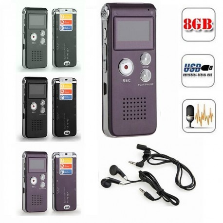 8GB 13 óra Digital Audio MP3 lejátszó Diktafon 1db
