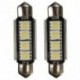 1 db 42MM 5050 4-SMD fehér autó Canbus Festoon domború térkép Belső LED izzó