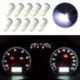 10db  színes T5 5050 1SMD műszerfal LED-es izzó 2721 74 73 70 17 18 37