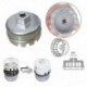 Rozsdamentes acél 64 mm olajszűrő kulcs 4 henger motor Toyota, Lexus, Corolla, Rav4, Matrix, Prius