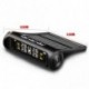 vezeték nélküli autókerék TPMS abroncsnyomás LCD monitor rendszer 4 érzékelő Solar Powered Kit