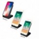 iPhone 8/8 Plus - Qi gyors vezeték nélküli töltő iPhone X 8 Samsung S8 töltőállvány hordozható pad dokk