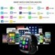Q18 Smart Watch karszalag karkötő képernyő SIM kártya az IOS Android Sport Tracker számára