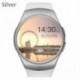 Ezüst - Színes képernyő pulzusmérő Smart Watch távvezérlő vérnyomás