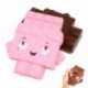 Kiscica - Lassú emelkedő Squishy Illatos egyszarvú Eper Penguim Tej Toy Telefon Charm Ajándék
