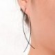 1 pár egyszerű mintázatú fülbevaló Női Punk ékszer