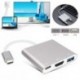 C USB 3.1 USB-C 4K HDMI USB3.0 Adapter 3 in 1 hubra Alma Macbook