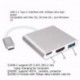 C USB 3.1 USB-C 4K HDMI USB3.0 Adapter 3 in 1 hubra Alma Macbook