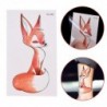 Ideiglenes Tetoválás - vízálló matrica - unisex - Aranyos vörös róka mintával