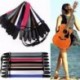 kék - Minőség Állítható Színes Gitár Strap Nylon Bass öv Musical Instrument