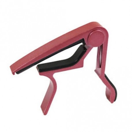 Piros - Alumínium ötvözet gyorscsere kulcsos akusztikus gitár Capo