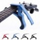 Ezüst - Ötvözet Quick Change Kihúzó Capo kulcstartó az akusztikus elektromos Classic Ukulele számára