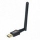 600M Dual Band 2.4 / 5GHz 433Mbps Vezeték nélküli USB Wifi Adapter 2DBI Antenna 11AC