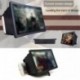 1x Összecsukható mobiltelefon képernyő 3D HD film nagyító képernyő Nagyítás HD erősítő állvány