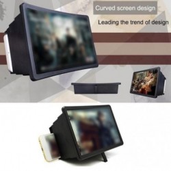 1x Összecsukható mobiltelefon képernyő 3D HD film nagyító képernyő Nagyítás HD erősítő állvány