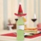 * 1 - Karácsonyi Mikulás Borosüveg táskák Cover Xmas Party Dinner Table Decor Új