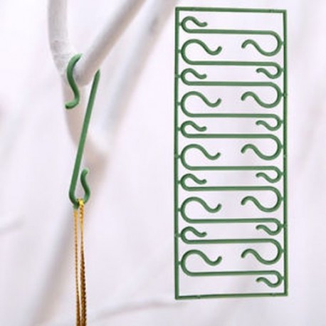 50db - 100db karácsonyfa lógó karika díszek DIY Xmas Tree Pendant otthoni dekoráció