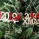 Xmas Elk Fa Plate Hollow Door Hanging Fa Pendant Karácsonyi díszek Decor