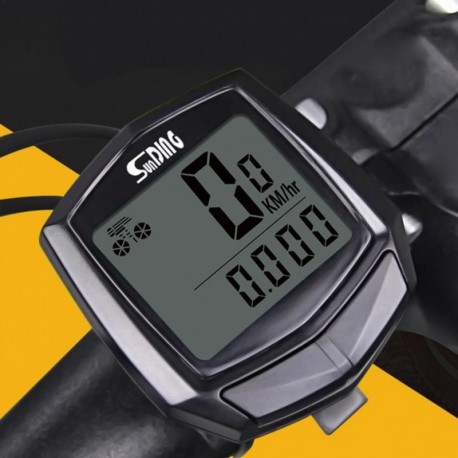 1x LCD vízálló kerékpár sebességméró