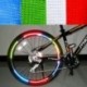 2pcs kerékpár lovaglás kerék reflektor fényvisszaverő matrica
