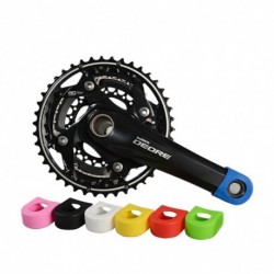 1 pár szilícium kerékpár hajtókar MTB Bike Crankset védő rögzített fogaskerék eszköz
