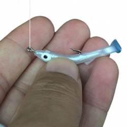 1x Horgász csali 3db Mini 3D angolna halászat ​​csali műcsali wobbler