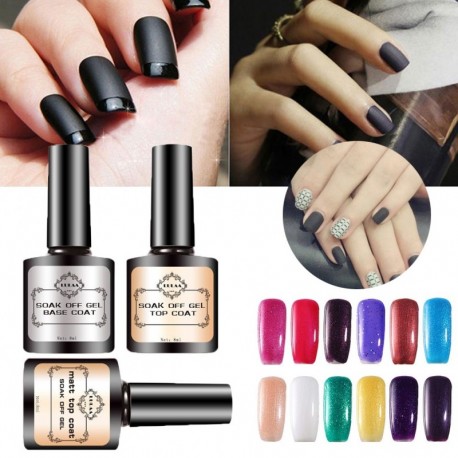 1 palack 8ml Matt felső réteg bevonása UV LED alapréteg hosszan tartó gél